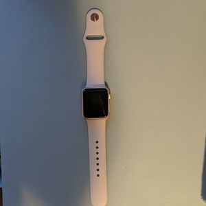 Rose gold apple watch